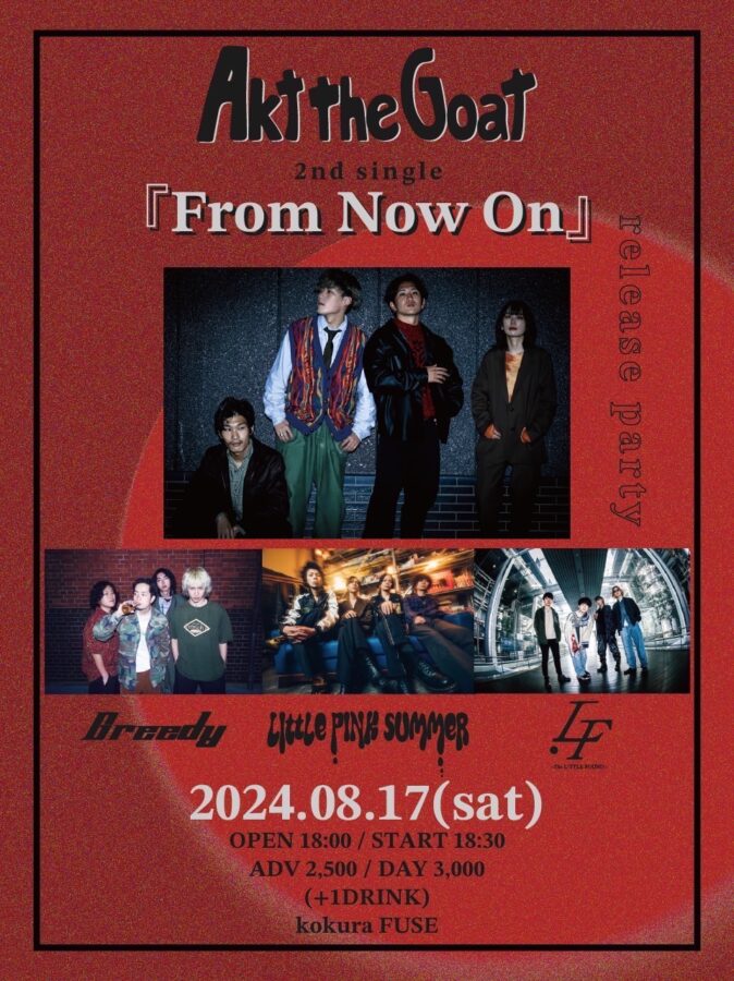 Akt the Goat 2nd single『From Now On』release party